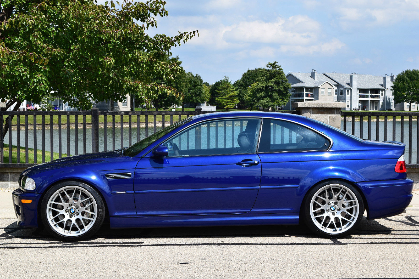 BMW e46 Coupe синий